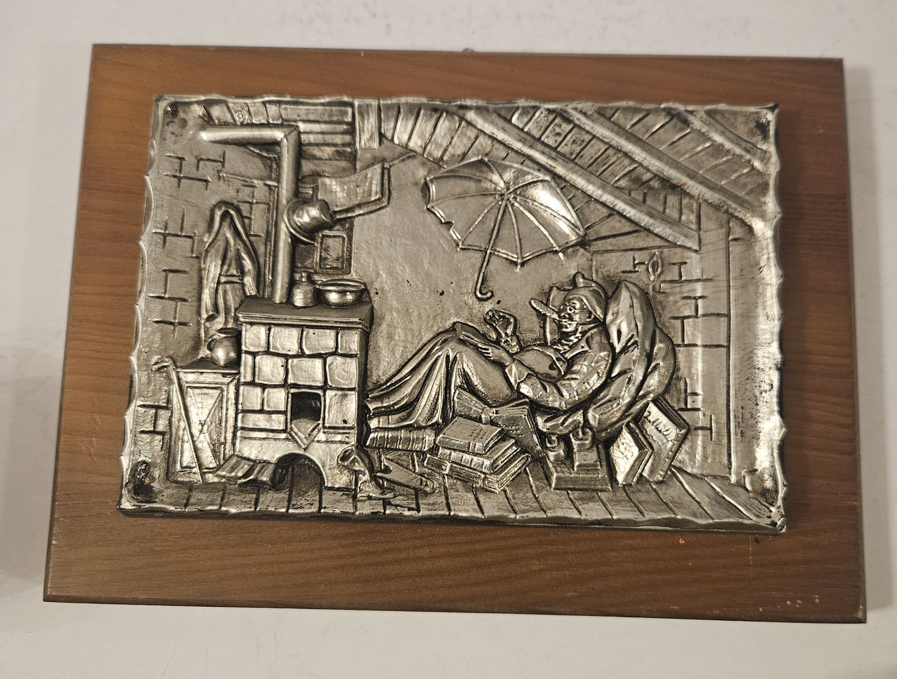 Олов'яна картина на дереві Затишок, фото 1