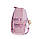 Міський рюкзак молодіжний 10510 одне відділення, 2 кишені+іграшка розмір: 42*30*12 см, рожевий, фото 4