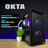 Игровой ПК OKTA (Ryzen 5 3600, GTX 1660 Super / Ti Б/В , DDR4 16GB, SSD M2 NVMe 512GB) от Zona PC