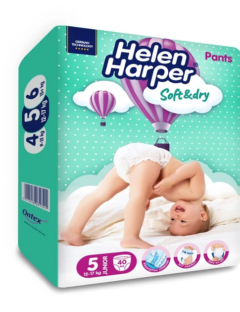 Підгузки дитячого Helen Harper Soft Dry 5 Maxi (12-17 кг) 40 шт
