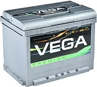 Аккумулятор автомобильный VEGA Premium 65-0 (R+) (640А)