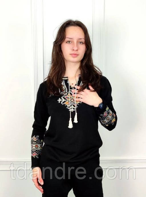 Джемпер вишиванка жіноча р.44-48, фото 1