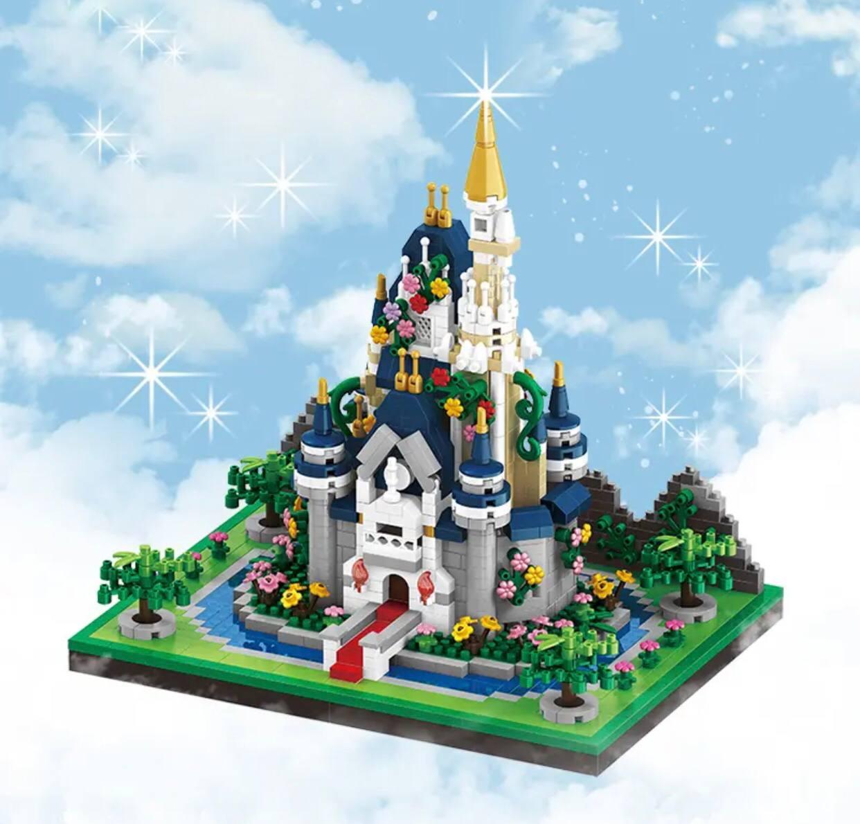 Конструктор для дітей у вигляді замку на 1165 деталей з пластика, дитячий конструктор замок на 6+ років