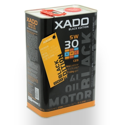 Моторна олива XADO Atomic Oil 5W-30 С23 AMC Black Edition синтетична, 4 л, ХА 25273