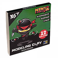 Пластилин YES Ninja 12 цветов 240 гр 540620