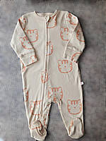 Трикотажний чоловічок комбінезон сліп на блискавці