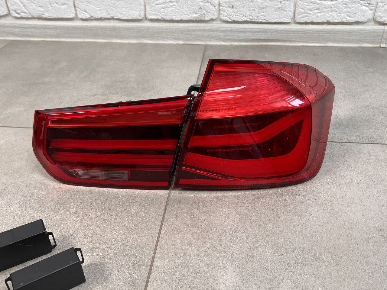 Задние LED фонари BMW 3 series F30 2012-2018 красные, 4шт. - фото 2 - id-p2097908968