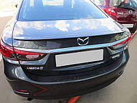 Спойлер лип на багажник Mazda 6 2013- ABS пластик под покраску