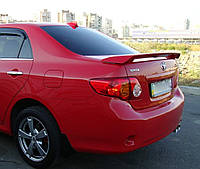 Спойлер на багажник со стоп сигналом Toyota Corolla 2007-2012 ABS пластик под покраску