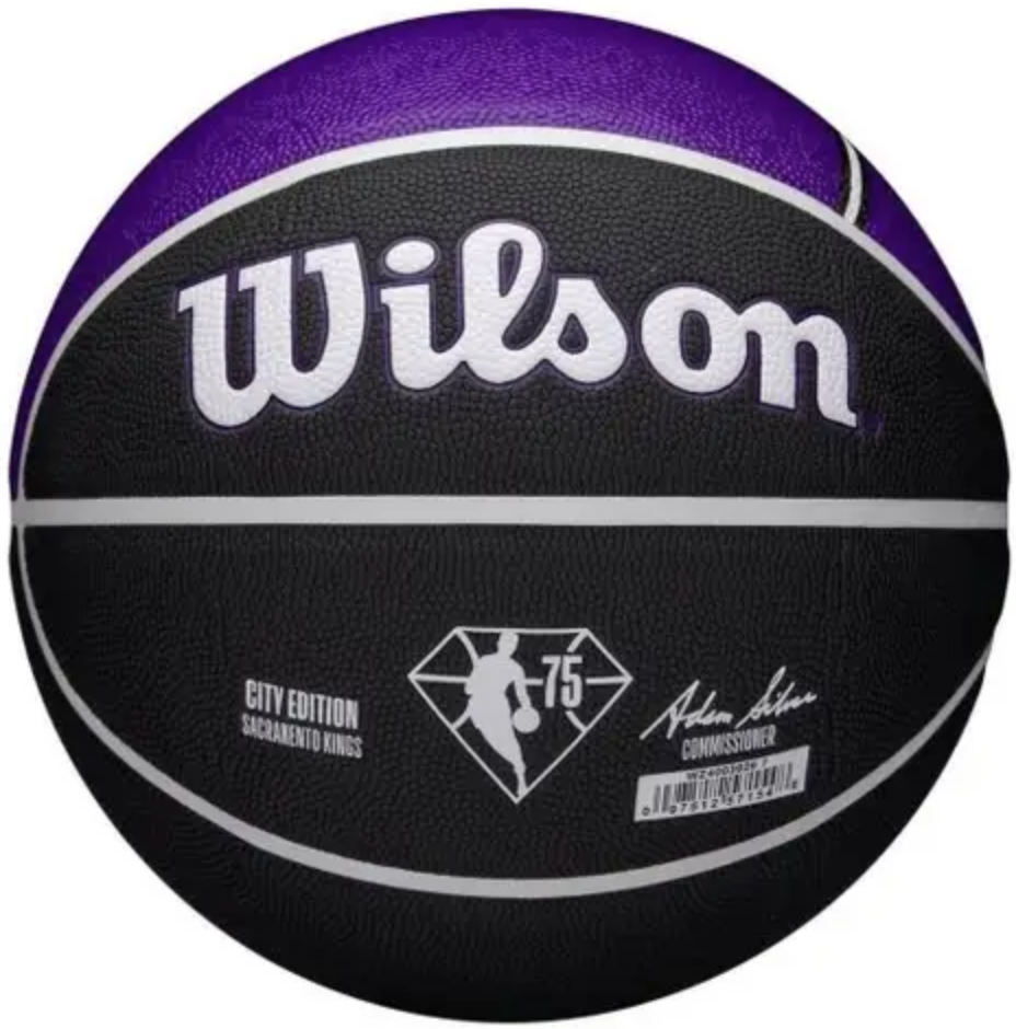 Баскетбольний м'яч Wilson NBA Team SAC KINGS (розмір 7) WZ4003926XB7