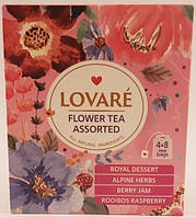 Цветочный чай в пакетиках Ассорти Ловаре Lovare Flower Assorted Tea 32 шт по 2 г в конверте