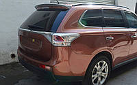 Спойлер козырек Mitsubishi Outlander 2012-2021 ABS пластик под покраску