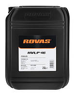 Минеральное гидравлическое масло HVLP Rovas HVLP 46 20л