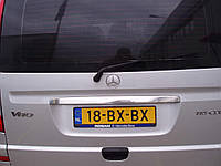 Хром накладка на планку багажника Mercedes-Benz Vito/Viano W639 2004-2014 ляда (нержавеющая сталь)