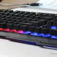 Дротова клавіатура з підсвічуванням ігрова на 104 клавіші, Комплект ігрова клавіатура комп'ютерна, iMICE AK-400