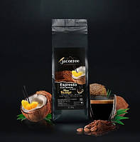 Натуральный заварной молотый кофе Jacoffee Espresso со вкусом "Пино колада" в мягкой удобной упаковке 225г