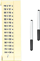 Доска для письма по арифметике Многоразовый инструмент для раннего обучения Малыши Устные вычисления