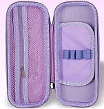 Пенал шкільний, для дівчаток «Рожевий Єдиноріг» з водовідштовхувальним покриттям. (2), фото 2