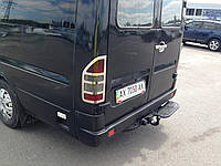 Хром накладки на стопи Mercedes-Benz Sprinter W901 1995-2006 (нержавіюча сталь)