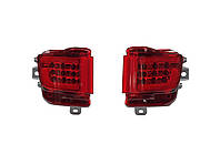 LED задние габариты (туманки) Toyota Land Cruiser 200 2015-2022 красные, 2шт.