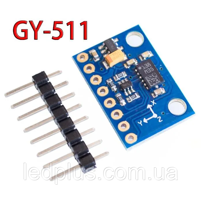Модуль акселерометр + магнітометр LSM303DLHC GY-511