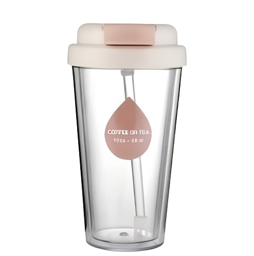 Прозора чашка Coffee or Tea 360 мл