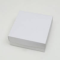 Коробка для текстилю 30 см х 30 см х 15 см біла, фото 2