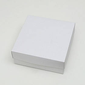 Коробка для текстилю 27 см х 27 см х 10,5 см біла