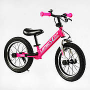 Металевий біговел,велобіг, велосипед без педалей Corso LAMBO 14 дюймів