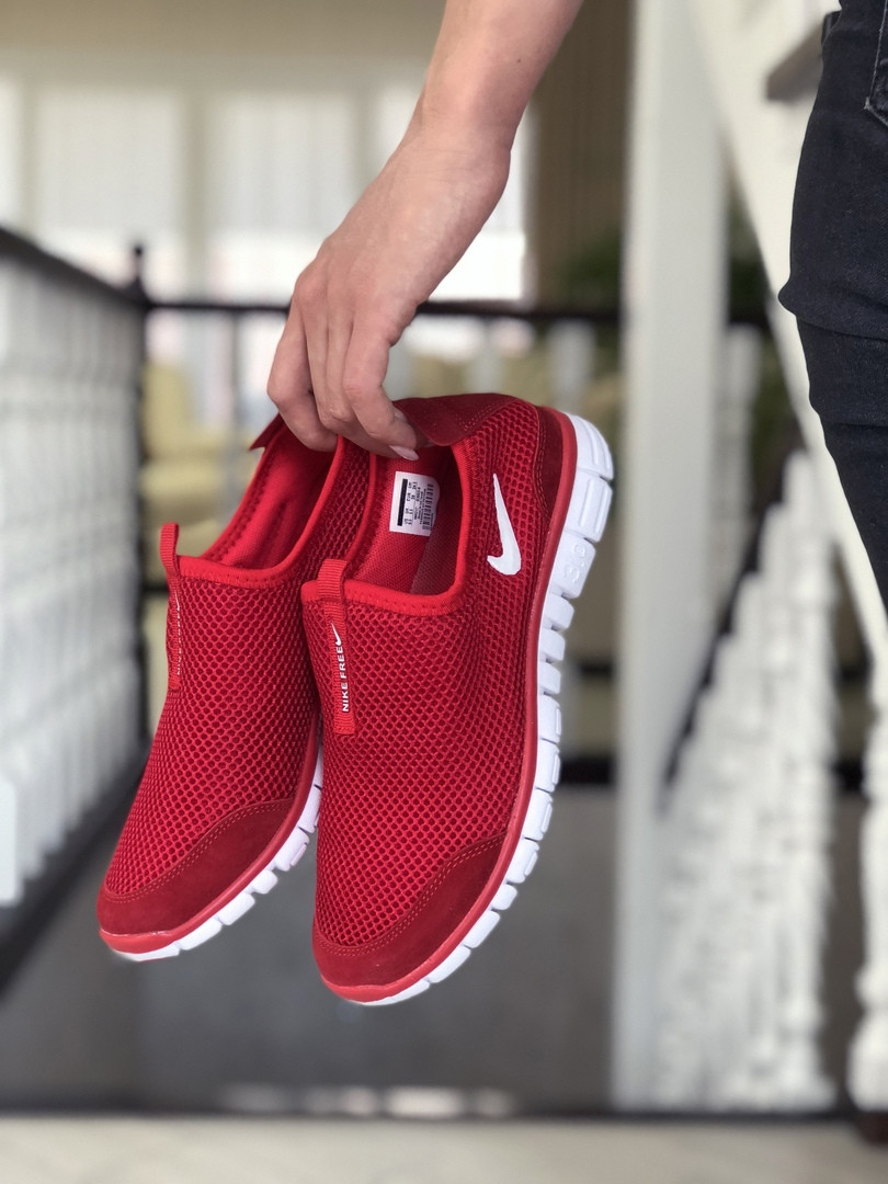 Жіночі кросівки демісезонні Nike Free Run 3.0 червоні