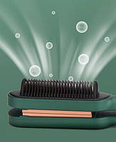 Плойка Kemei Km-2237 (керамічні пластини, іонізація, потужність 70 Вт, дисплей), фото 7