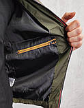 Чоловіча куртка вітровка TOMMY HILFIGER H4234 хакі, фото 5