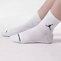 Носки NIKEJORDAN U J ED CUSH POLY ANKLE 3PR белые ( упаковка 3 пары)