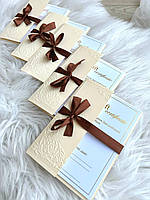 Подарункові сертифікати в обгортці з тисненням РАМОЧКА АЙВОРІ