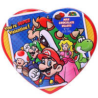 Конфеты Super Mario Valentines Hearts молочный шоколад 102g