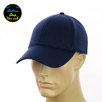 Закрытая мужская кепка на резинке Jordan / Джордан One-size - Темно-синий