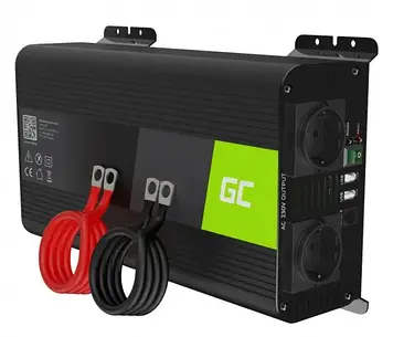 Перетворювач (інвертор) DC-AC Green Cell INVGC09 12/220В 1000/2000W