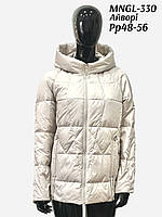Демисезонная стеганая женская куртка Размеры 48 - 56 MNGL 330