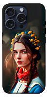 Чехол itsPrint Lady style 1 для Apple iPhone 15 Pro (6.1")