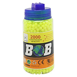 Кулі для дитячої зброї універсальні 2000 шт 6мм BB 6mm пластикові кульки для автомата та пістолета, фото 8