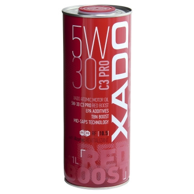 Моторна олива XADO Atomic Oil 5W-30 C3 Pro RED BOOST синтетична, 1л, XA 26168