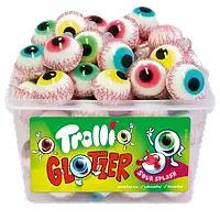Жувальні цукерки мармелад Trolli Glotzer Очі без глютену та лактози, 60 шт/уп.