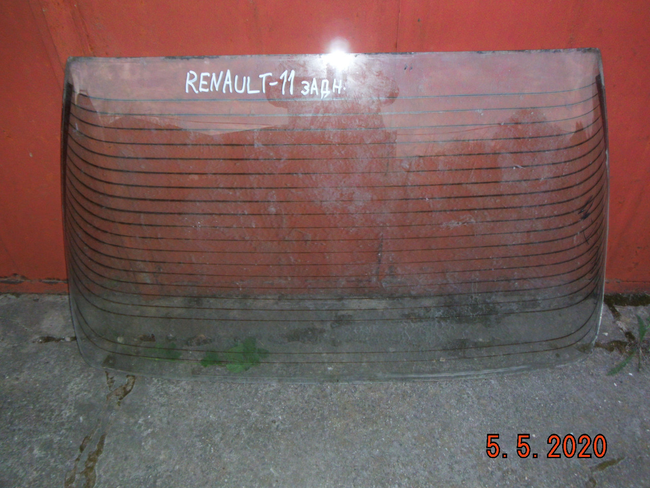 На Renault 11 заднє оглядове скло двері/ляди з обігрівом оригінал