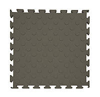 Промышленное модульное покрытие ПВХ МОНЕТА, серый графит, 1 шт., 345*345*5 мм, модульная плитка ПВХ