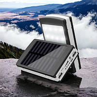 УМБ Power Bank Solar 90000 mAh мобільне зарядне з сонячною панеллю та лампою, Power Bank TM-332 Charger Батарея