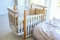 Товари та послуги Дитячі ліжечка Дитяче ліжечко angelo "magic" в біло-буковому кольорі. Дитяче ліжечко Angelo