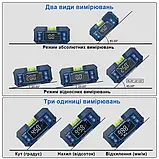 Цифровий кутомір Shahe 5346 (Двохосний вимір) з магнітною основою й бульбашковою капсулою, фото 7