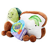 М'яка іграшка Valentine's Avocado Plush&Gummy Candy Hearts, фото 3