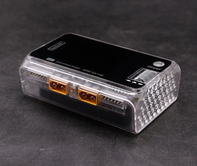 Зарядний пристрій ToolkitRC M6D transparent