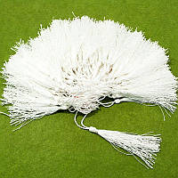 Кисточка декоративная 80-99 мм цвет белый (001)